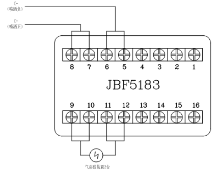 JBF5016贵州气体灭火控制器控制气溶胶贵州气灭装置接线